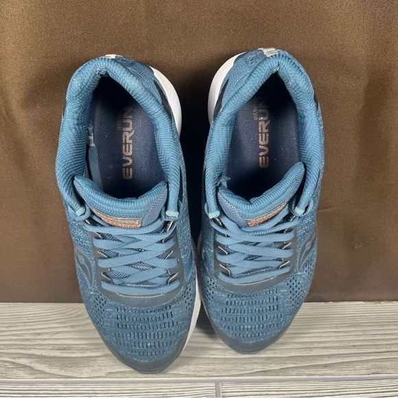 Saucony Breakthru 4 Blue Running Shoe Athletic Sneaker Womens 7 - Picture 7 of 9